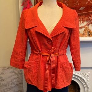 Nanette Lepore Orange Blazer